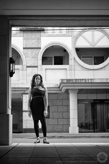 Portrait of Sheryl Bridgewater; open larger image
